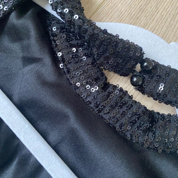 ASOS In The Style High Neck Sequin Dress - Picture 7 of 8